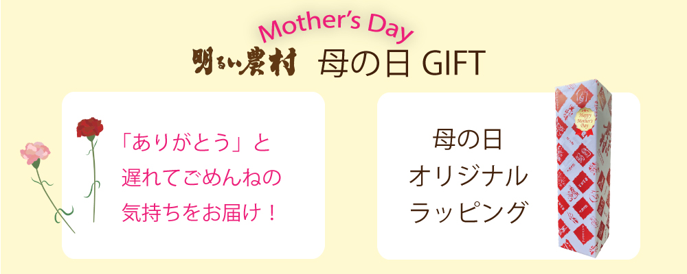 明るい農村の母の日