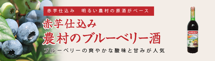 赤芋仕込み農村のブルーベリー酒