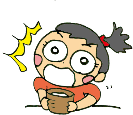 驚いている人